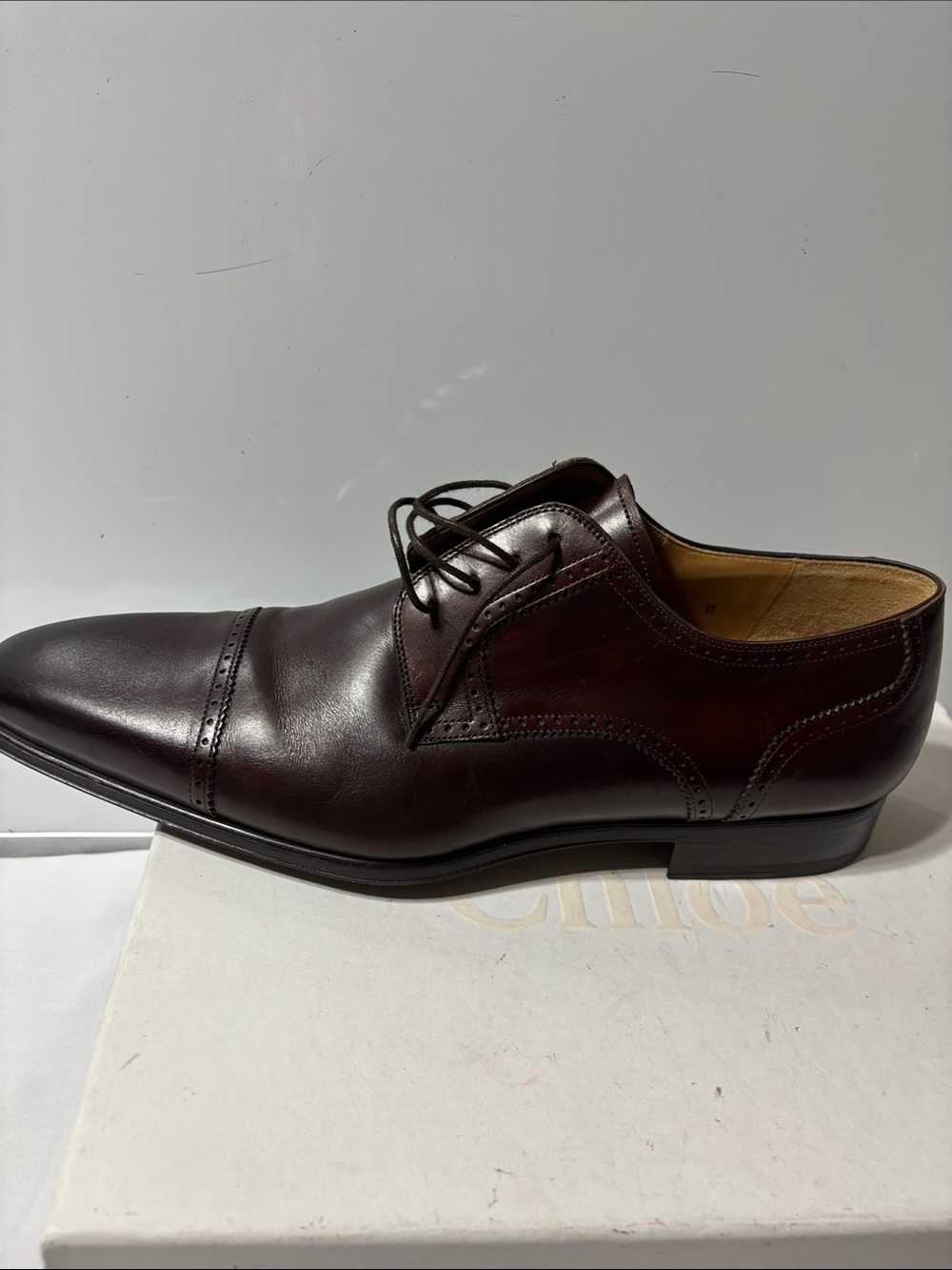 Magnanni Men’s Oxfords Leather Derby Shoes. Made in Portugal. EUC - Picture 9 of 11